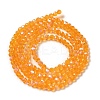 Electroplate Transparent Glass Beads Strands EGLA-A035-T3mm-L05-2