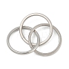 201 Stainless Steel Trinity Interlocking Ring Finger Rings FS-WG6776A-04-2