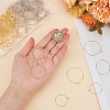 160Pcs 8 Style Brass Wine Glass Charm Rings KK-SP0001-34-3
