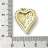Brass Micro Pave Cubic Zirconia Pendants KK-C090-42G-08-3