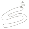 1.5MM Brass Ball Chain Necklaces NJEW-Z097-03P-4