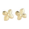 Brass Bead Caps KK-V015-02G-01-1