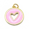Brass Enamel Pendants KK-M207-D02-06-1