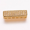Brass Micro Pave Cubic Zirconia Pendants ZIRC-E119-91G-1