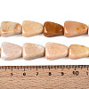 Natural Topaz Jade Beads Strands G-N354-02B-01-5