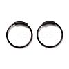 304 Stainless Steel Hoop Earrings Ion Plating(IP) STAS-Z037-02EB-1