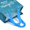 Printed Non-Woven Reusable Folding Wine Bottle Gift Bags with Handle ABAG-C012-04B-3