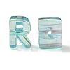 UV Plating Rainbow Iridescent Acrylic Beads OACR-C012-02C-1-3