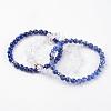 Natural Mixed Gemstone Stretch Bracelets BJEW-JB03365-03-2
