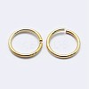 925 Sterling Silver Saw Cut Open Jump Rings STER-F036-02G-1x8mm-3