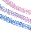 Transparent Painted Glass Beads Strands DGLA-A034-T2mm-A08-4