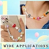 60Pcs 12 Colors Transparent Resin Rondelle European Beads RESI-YW0006-15-6