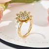 Rotatable Finger Rings for Women RJEW-B115-01G-02-1