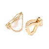 316 Surgical Stainless Steel Clip-on Earring Findings X-STAS-P397-02G-2