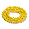 Opaque Solid Color Imitation Jade Glass Beads Strands LS-EGLA-A039-P4mm-L05-2