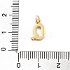 Rack Plating Brass Pendants KK-C065-05Q-G-3