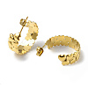Ion Plating(IP) 304 Stainless Steel Heart Wrap Stud Earrings EJEW-I284-01G-2