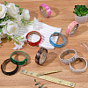 10Pcs 10 Colors PU Leather Cord Bracelets BJEW-CL0001-26-4