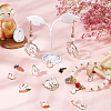 48Pcs 12 Style Alloy Enamel Pendants ENAM-SC0002-83-5