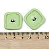 Smiling Face Resin Cabochons CRES-S372-01E-3