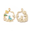 Alloy Enamel Pendants LS-ENAM-C005-27G-03-1