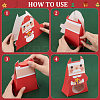 BENECREAT 24Pcs 4 Styles Christmas Folding Gift Boxes CON-BC0007-09-4