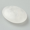 Natural Quartz Crystal Oval Palm Stone G-G973-05-2