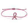 Waxed Cord Braided Bracelets for Women Breast Cancer Prevention DA6350-2-1