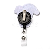 Halloween Joker Felt & ABS Plastic Badge Reel AJEW-I053-15-2
