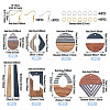 Dangle Earrings DIY Making Kit DIY-BY0001-17-3