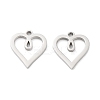 Non-Tarnish 316 Surgical Stainless Steel Charms STAS-Q314-24P-1