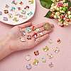 48Pcs 12 Style Autumn Theme Alloy Enamel Charms ENAM-SZ0003-12-2