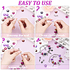 DIY Alloy & Brass European Style Bracelet Jewelry Making Kits DIY-YW0010-66-4