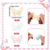 21Pcs 3 Colors Birthday Theme Mirror Effect Acrylic Birthday Cupcake Insert Card Decoration AJEW-SP0001-72A-2