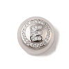 Rack Plating Brass & Cubic Zirconia Pendants KK-Z047-07P-E-RS-1