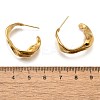 Ion Plating(IP) 304 Stainless Steel Round Stud Earrings EJEW-K244-44G-3