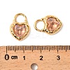 304 Stainless Steel with Rhinestone Pendants STAS-Z145-06G-03-3