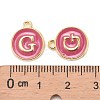 Golden Plated Alloy Enamel Charms LS-ENAM-S118-08G-3