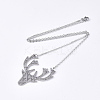 Non-Tarnish 201 Stainless Steel Pendant Necklaces LS-NJEW-T009-JN093-1-40-2