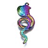 Rainbow Color Alloy Pendants PALLOY-S180-186-NR-3