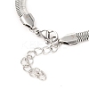 Tarnish Resistant Unisex 304 Stainless Steel Herringbone Chain Bracelets BJEW-H541-01A-P-2