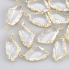 Brass Glass Pendants KK-T035-53-1
