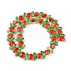 Transparent Glass Beads Strands GLAA-B021-04C-2