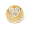Brass Micro Pave Cubic Zirconia Pendants KK-S510-38G-02-1