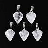 Natural Quartz Crystal Pendants G-N349-18P-08-1