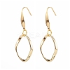 Alloy Twisted Ring Dangle Earring Sets EJEW-JE04503-2