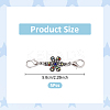 5Pcs Alloy Pendant Decorations HJEW-YW00135-3