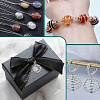 50Pcs 2 Colors Iron Wire Spiral Bead Cage Pendants IFIN-PH0002-11-3