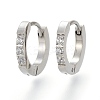 304 Stainless Steel Huggie Hoop Earrings EJEW-L252-042P-1