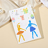 3Pcs 3 Styles Ethnic Style PET Hollow Out Drawing Painting Stencils DIY-WH0394-0704-6